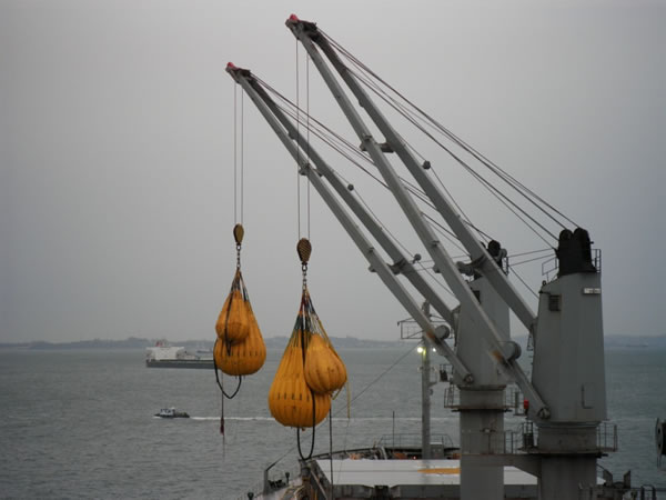 slewing ring application in ship crane Кемедегі ұйқышыл сақина қолданбасы